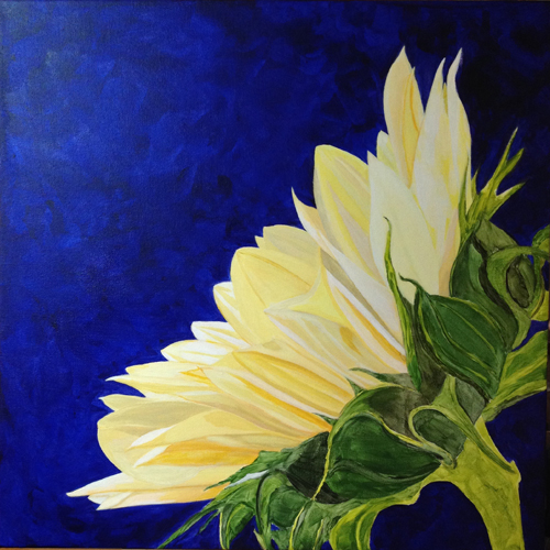 Sunshine 20x20 Acrylic on Canvas Gallery Wrapped